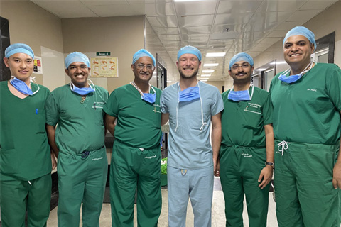 David Wright (PGY4) travels to Ganga Hospital